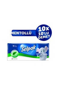 Resim Selpak® Mentollü Mendil 10'lu 10 Paket 