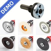 Resim 10mm Elektrikli Matkap Açı Taşlama Makinesi Metal Bağlantı Çubuğu Seti - Kesme Diski Parlatma Tekerleği için Taşlama Bağlantı Adaptörü 