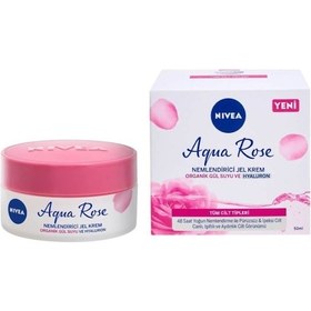 Resim Nivea Aqua Rose Cilt Nemlendirici Jel Krem 50 ML 