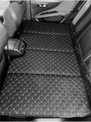 Resim Shop-set - Oto Arka Koltuk Yatak 70*130 Cm - Siyah Tay Tüyü Kumaş 