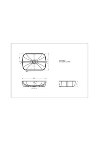 Resim Seramiksan Lucida Lavabo Parlak Beyaz 55 CM 