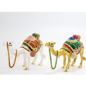 Resim Swarovski Taşlı Tekli Deve Figürü Model 4 