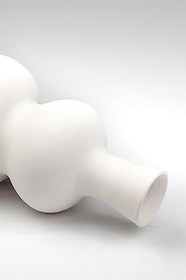 Resim REFSAN Mia Vazo Seramik Bisküvi (Ham Bisküvi Boyanabilir Obje) 