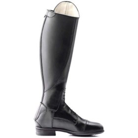 Resim Tattini Unisex Hakiki Deri Siyah Binici Cizmesi Çizme 