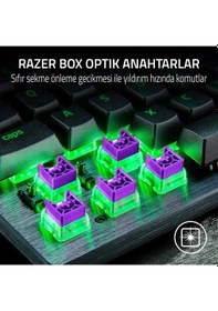 Resim Huntsman V3 X Tenkeyless Mor Anahtar - Espor Optik Klavye Sayısal Tuş Takımı Tasarımı 