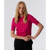 Resim Twist Slogan Patchli Kadın Triko (TW6250050405) 