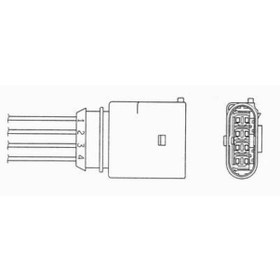 Resim NGK 97007 Lambda Sensörü 96-01 Passat-A4 1.6-2.0 8V Oza334-Au1 
