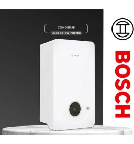 Resim Bosch Condense 2200iW 24 kW Yoğuşmalı Bacalı Kombi Enerji Tasarruflu Çevre Dostu Isıtma Sistemi 