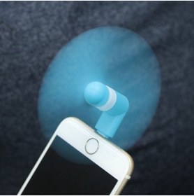 Resim Generic iPhone için Taşınabilir Mini Vantilatör - Lightning Port Uyumlu Serinletici Fan - Güçlü ve Sessiz 
