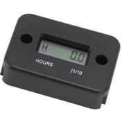 Resim Jeehugo Mikro Su Geçirmez Motor Saat Ve Devir Sayacı - Yüksek Hassasiyetli Lcd Ekranlı, 99999 Rpm Ölçümü, 9999.9 Saat Kaydı, Kolay Kurulum 