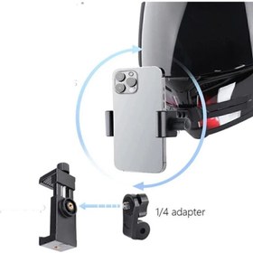 Resim comse Aksiyon Kamera Kask Alt Çene Bağlantı Aparatı Telefon Tutucu Set Go Pro Motorsiklet 