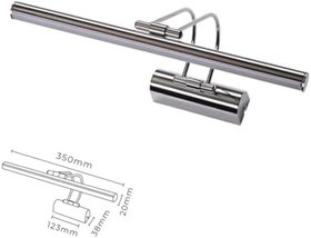 Resim Ucuz Geldi Ayna Üstü Led Banyo Aplik Duvar Ayna Resim Tablo 6w Gün Işığı Apliği Flüt (Krom) 