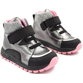 Resim Lepikids Bt48 Hakiki Deri Kız Çocuk Bot Platin Platin 