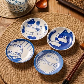 Resim 4/8 adet 4 inç Sevimli Kedi Soya Sos Tabak, Seramik Tatlı Tabaklar, Soslu Aperatif Tatlı Sushi Sos Tabakları, Yan Yemekler İçin Küçük Kaseler, Mutfak, Restoran, Ev Partisi İçin Servis Tabakları, Mutfak Malzemeleri 