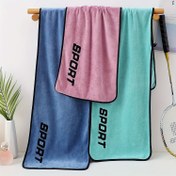 Resim Yetişkinler için 1 adet Ultra-Yumuşak Mikrofiber Spor Havlusu - Hızlı Kuruyan, Süper Emici Spor Salonu ve Yoga Havlusu Modern Tasarım ile, 3 Renk (Mavi/Mor/Teal/Pembe) - Makine Yıkanabilir, Fitness, Koşu, Açık Hava Aktiviteleri, Yoga Aksesuarları için Mükemmel | Şık Fitness Havlusu | Ultra İnce Fiber Havlusu, Spor Salonu Havlusu 