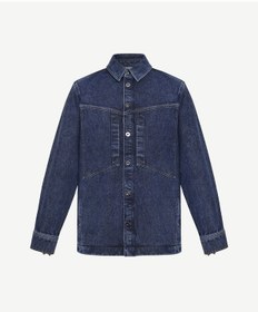 Resim Yargıcı Dikiş Detaylı Denim Ceket 25yeck5006x 515 Mavi 