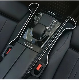 Resim Xuweiwei Dark Night 2 Adet Araç Koltuğu Arası Organizer Saklama Kutusu Bardak Telefon Kalem Yuvası 