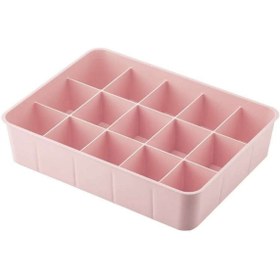 Resim TEKNO İSTANBUL Pembe 15 Bölmeli Organizer 