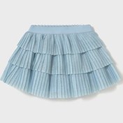 Resim Mayoral Tüllü Pileli Bebek Etek Mavi 