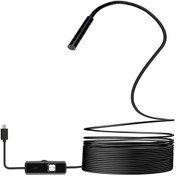 Resim Otto Plus 10 Metre Endoskop Yılan Kamera Sert Kablo Su Geçirmez Ledli 