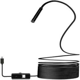 Resim Otto Plus 10 Metre Endoskop Yılan Kamera Sert Kablo Su Geçirmez Ledli 