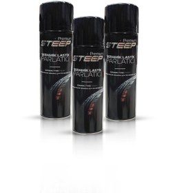 Resim STEEP Seramik Lastik & Tampon Parlatıcı Sprey 3 Adet 500ml 