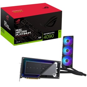 Resim ASUS Rog Matrix GeForce RTX 4090 Platinum 24GB GDDR6X 384 Bit ARGB DLSS3 Sıvı Soğutuculu Ekran Kartı 