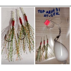 Resim At-çek Top Arkası 3' Lü Çapari Palamut-çinekop-levrek-lüfer 