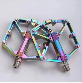 Resim Forte Gt Alüminyum Platform Bisiklet Pedalı Rainbow Xbyc-1818 Siyah 