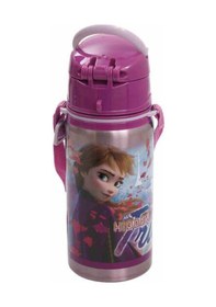 Resim Frozen Pembe Çelik Matara 500 Ml 