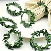 Resim 6/20 adet/takım, Yeşil Yapraklı Hasır Peçete Halkası, Ev Mutfak Masası Dekorasyonu, Doğum Günü, Çiftlik Evi, Düğün, Restoran, Otel, Banket, Tatil Süslemeleri, Aziz Patrik Günü Süslemesi, Düğün Süslemesi, Anneler Günü Yemek Dekorasyonu, Parti Süslemesi, Peçete Halkaları 