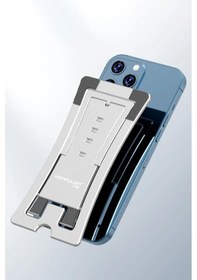 Resim Cosmotex Konfulon Cm23 Ayarlanabilir Katlanabilir Masaüstü Telefon Tutucu - Gümüş 