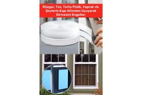 Resim Carlburn Rüzgar Kesici Ses Böcek Toz Önleyici Yalıtım Kapı Pencere Isı Izolasyon Şeffaf Şerit Bant 5mt 3 Adet 