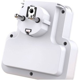 Resim Genel Markalar Xo Simple Is Beauty Wl09 Çoklu Duvar Prizi, 2 Ac + 2 Usb Çıkışlı, Telefon Tutuculu,Smart Gece Lambal 