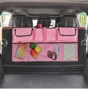 Resim Xuweiwei Universal Araç Arka Koltuk Asılı Çanta Pembe Renk 