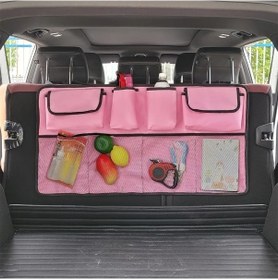 Resim Xuweiwei Universal Araç Arka Koltuk Asılı Çanta Pembe Renk 