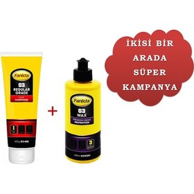 Resim Farecla G3 Sıvı Pasta 400 Gr ve Farecla G3 Wax Cila 250 Ml 