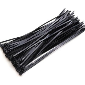 Resim PAOSS Cırtlı Plastik Kelepçe 3,6x300 Mm 100 Adet Siyah 