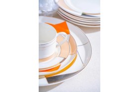 Resim Acar Arieta 6 Kişilik 19 Parça Porselen Pasta-Ikram Seti NCY-07079 