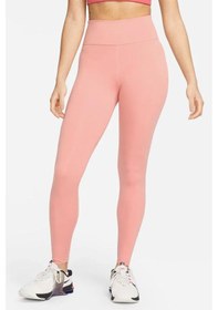 Resim Nike One Luxe Leggings Tigh Fit Lazer Kesim Soft Yumuşak Toparlayıcı Tayt Pembe Pembe 