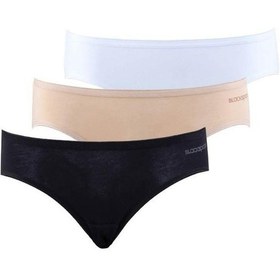 Resim Blackspade 1575 Bayan Essential 3 Lü Ten-Beyaz-Siyah Slip Külot 