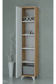 Resim MOBİLİQUE Çok Amaçlı Ahşap Banyo Dolabı 