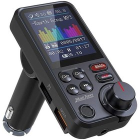 Resim Xiyyadms Bt93 Araç Bluetooth Fm Vericisi Usb Mp3 Çalar Yüksek Bass Ekolayzır Hızlı Şarj Özellikli Ses Sistemi 