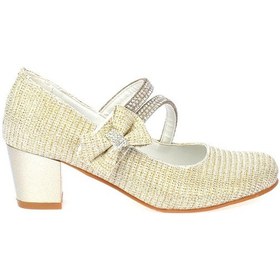 Resim Kiko 750 Çupra Günlük Kız Çocuk 4 Cm Topuk Babet Ayakkabı 