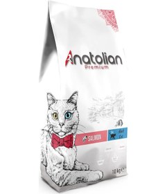 Resim Anatolian Premium Somon Etli Yetişkin Kedi Maması 10 KG 