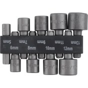 Resim Quueppty 9 Adet/takım 5MM-13MM 1/4 Inç Dıy Altıgen Şaft Soket Kovan Nozulları Somun Sürücüsü Bit Seti Matkap Ucu Adaptörü Ahşap Işleme Elektrikli Alet Için (Yurt Dışından) 