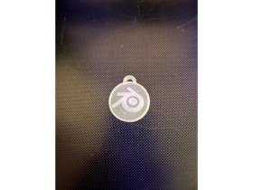 Resim Noctabir Blender Logolu Anahtarlık! 