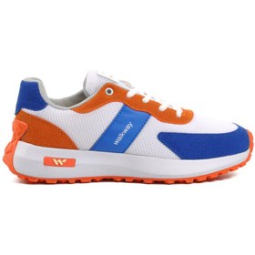 Resim WALKWAY Beyaz Sax Mavi Kadın Sneaker 