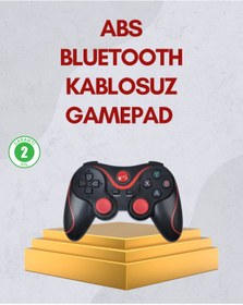Resim LaraThec Ergonomik Tasarımlı Kablosuz Bluetooth Gamepad Titreşimli 