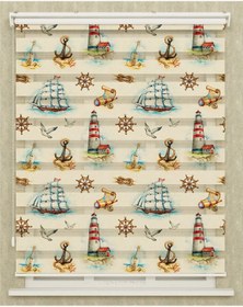 Resim Erkek Çocuk Odası Baskılı Stor Zebra - LHP02 - 140 X 260 